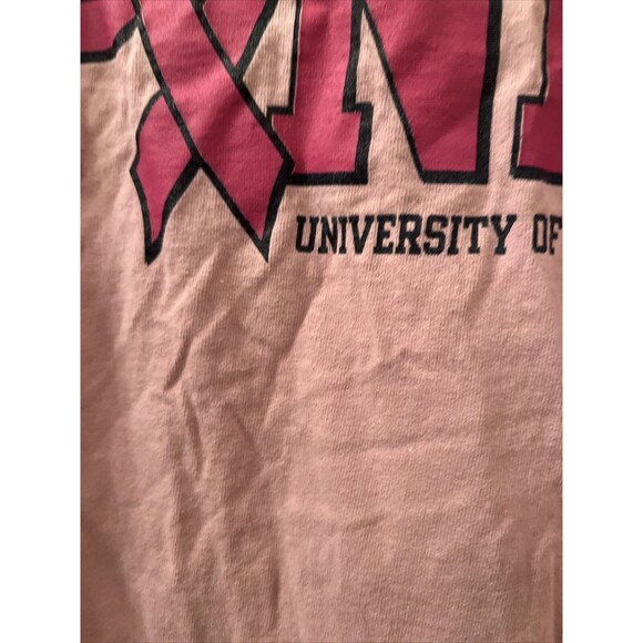Anvil Men's T-Shirt HOOS THINK PINK UNIVERSITY OF VIRGINIA Pink Size M - Picture 8 of 13